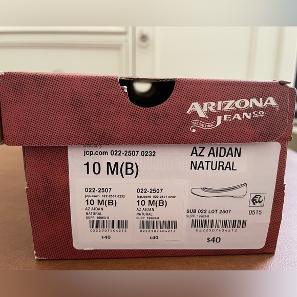 Arizona Jean Company Aiden NWT 🎉Host Pick!🎉 flats shoes size 10 in natural - Picture 8 of 8